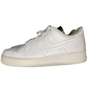 Womens Nike Air Force 1 07 DD8959-100 Leather Athletic Sneaker Shoes SZ 12 White